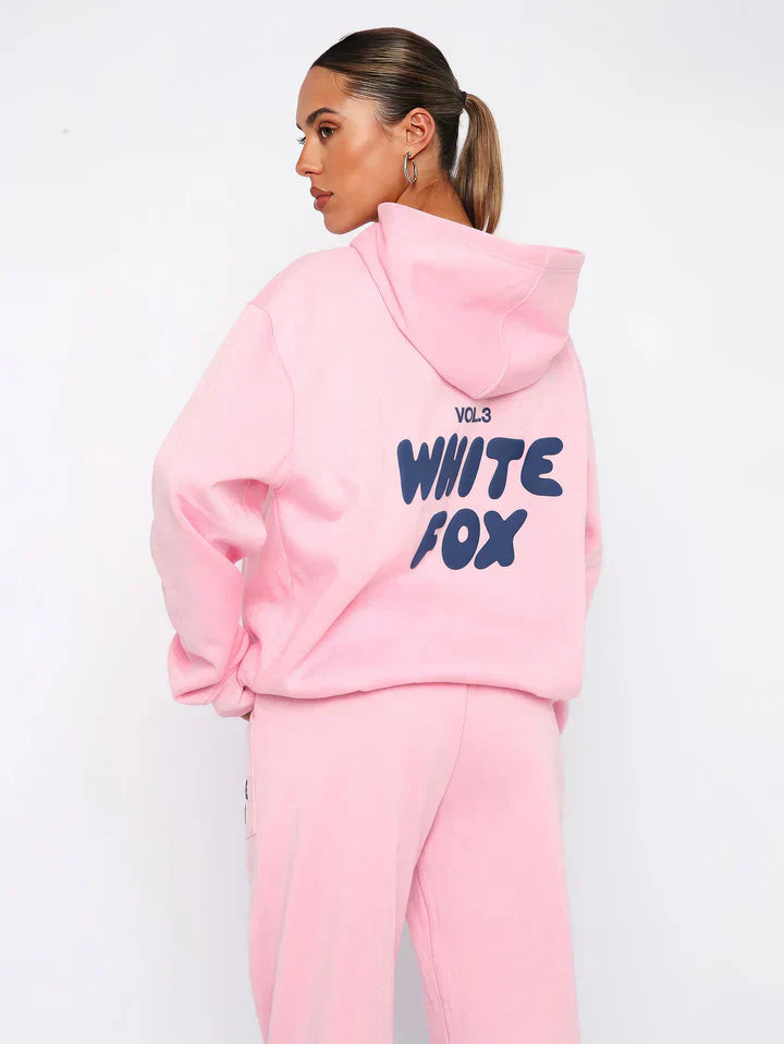 Luxe Cozy Collection | Trendy a pohodlný hoodie set pro dámy – superměkký svetr s tepláky
