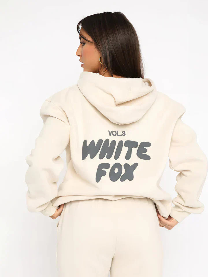 Luxe Cozy Collection | Trendy a pohodlný hoodie set pro dámy – superměkký svetr s tepláky