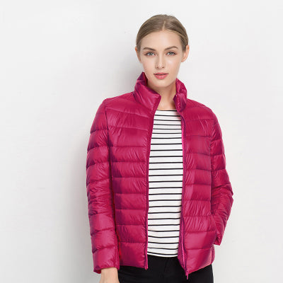 Stylový a lehký péřový kabát na příležitostné městské dobrodružství