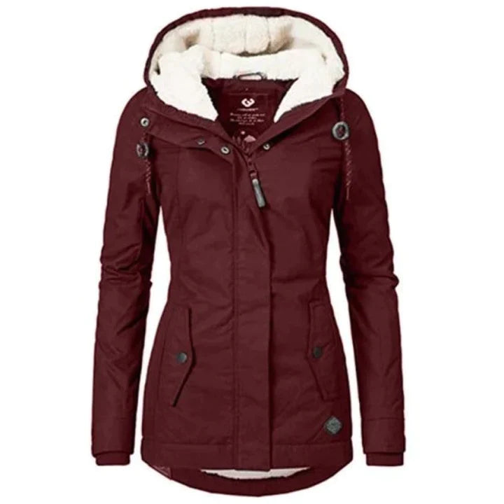 Freya - Skvělá Teplá Zimní Bunda s Měkounkým Fleece pro Ženy