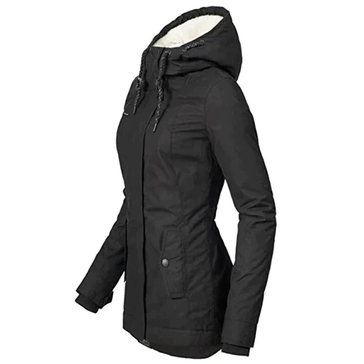Freya - Skvělá Teplá Zimní Bunda s Měkounkým Fleece pro Ženy