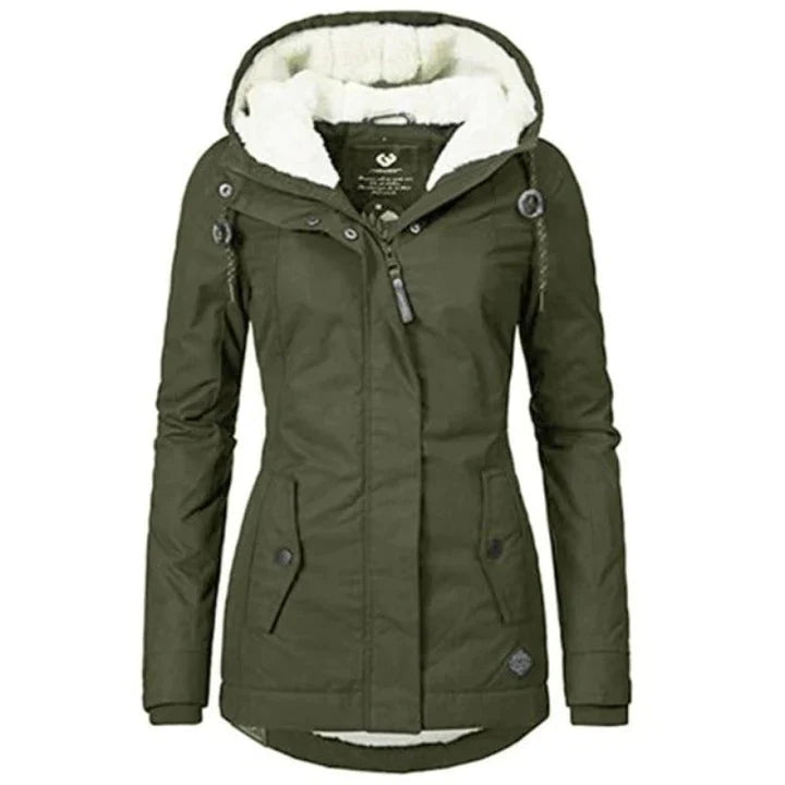 Freya - Skvělá Teplá Zimní Bunda s Měkounkým Fleece pro Ženy