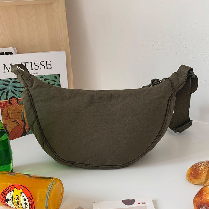 Hangetsu - Elegantní půlkulatá taška přes rameno