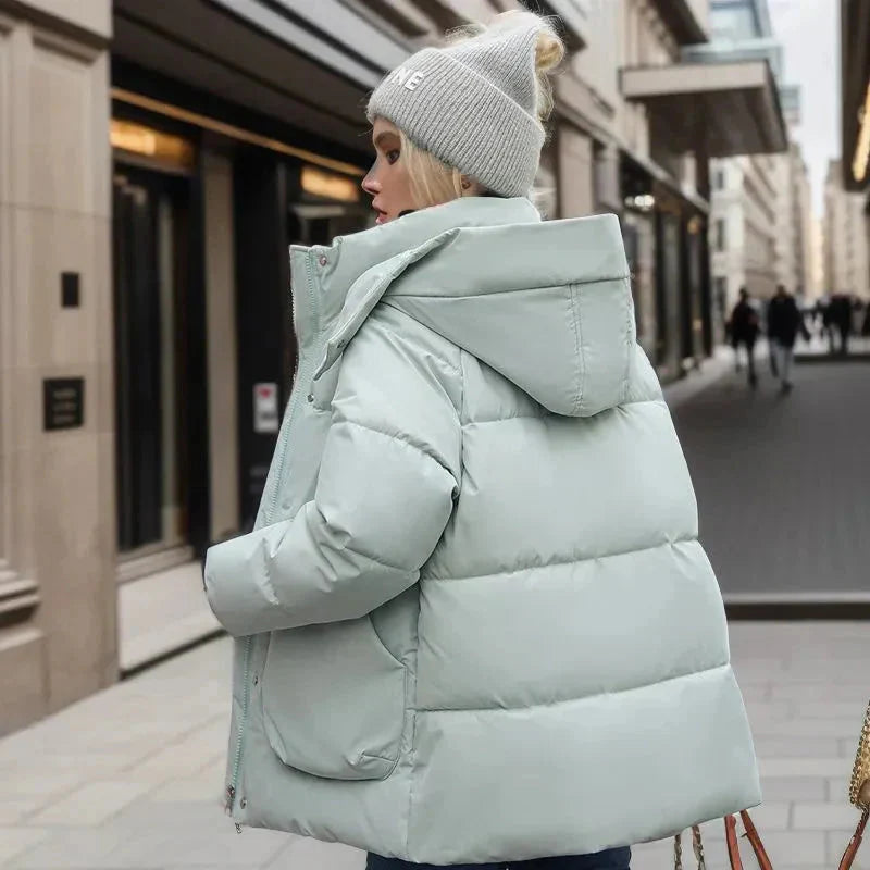 Isabelle - Luxe Gewatteřená Zimní Bunda s Vysokým Límcem | Komfortní a Trendy pro Chladné Měsíce
