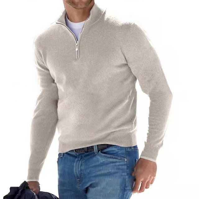 Stylový světr Jake Half Zip pro pohodlí a eleganci