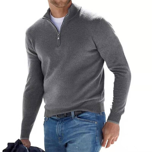 Stylový světr Jake Half Zip pro pohodlí a eleganci