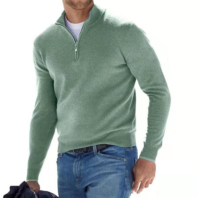 Stylový světr Jake Half Zip pro pohodlí a eleganci