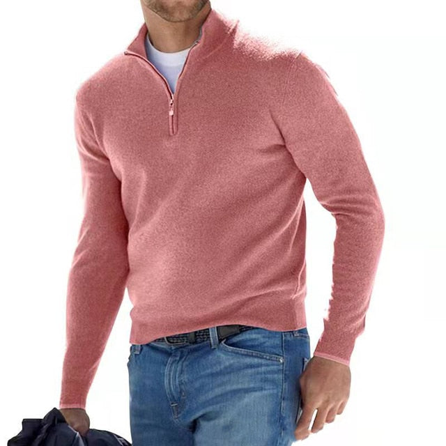 Stylový světr Jake Half Zip pro pohodlí a eleganci