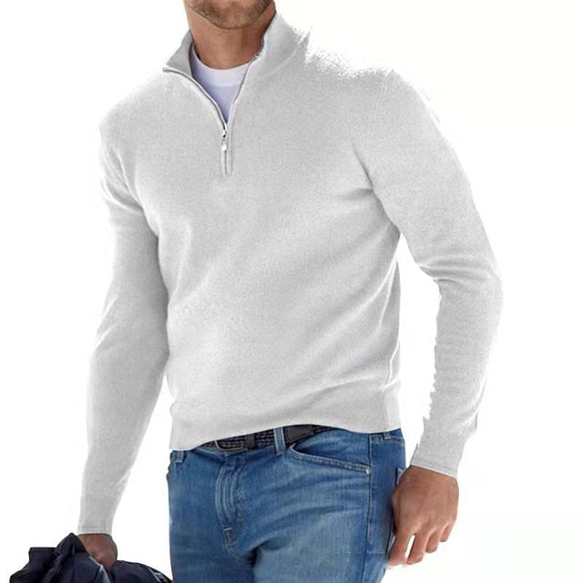Stylový světr Jake Half Zip pro pohodlí a eleganci