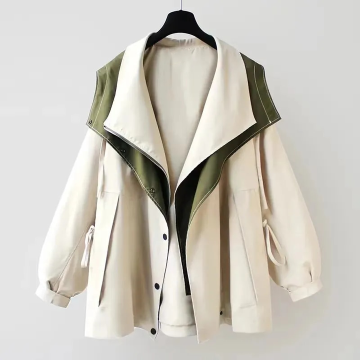 Jane | Chic dvoubarevný trenčkot