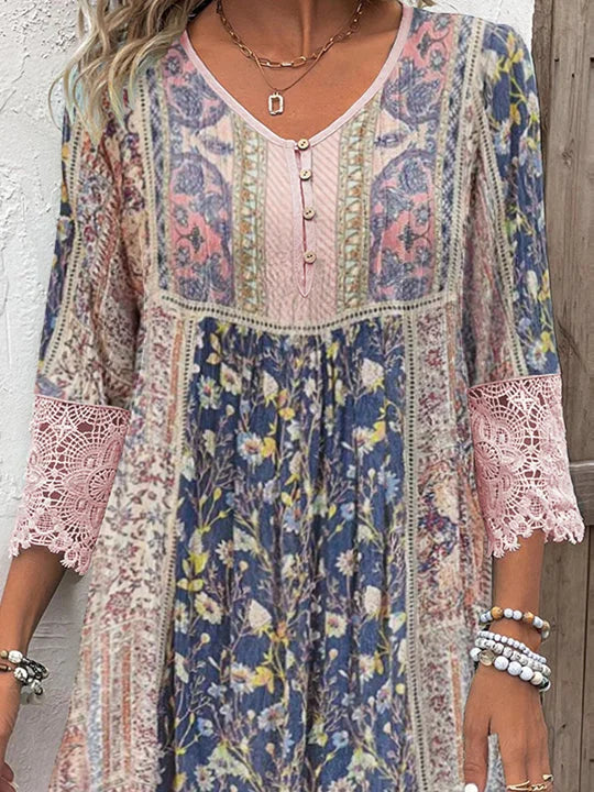Boho styl tunika šaty pro dívky