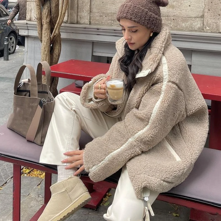 Cozy Collection | Liv - Luxusní fleecová bunda se zipem pro maximální komfort