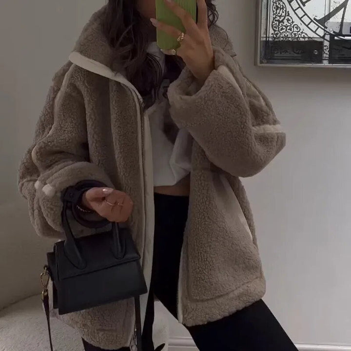 Cozy Collection | Liv - Luxusní fleecová bunda se zipem pro maximální komfort