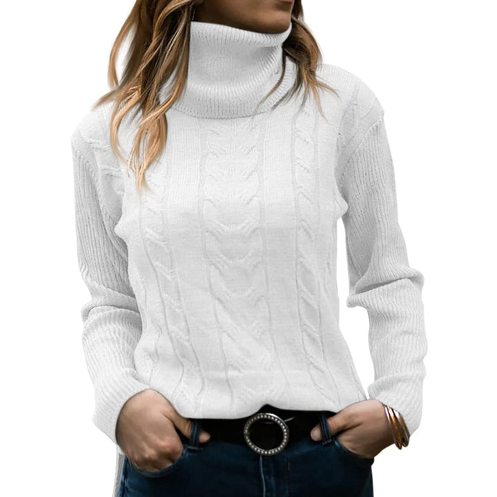 Michelle - Stylový rolák s krásným kabelovým vzorem