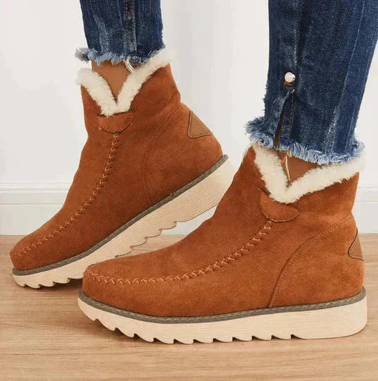 Cozy Collection | Mila - Luxusní teplé zimní kotníkové boty s huňatou podšívkou pro dámy