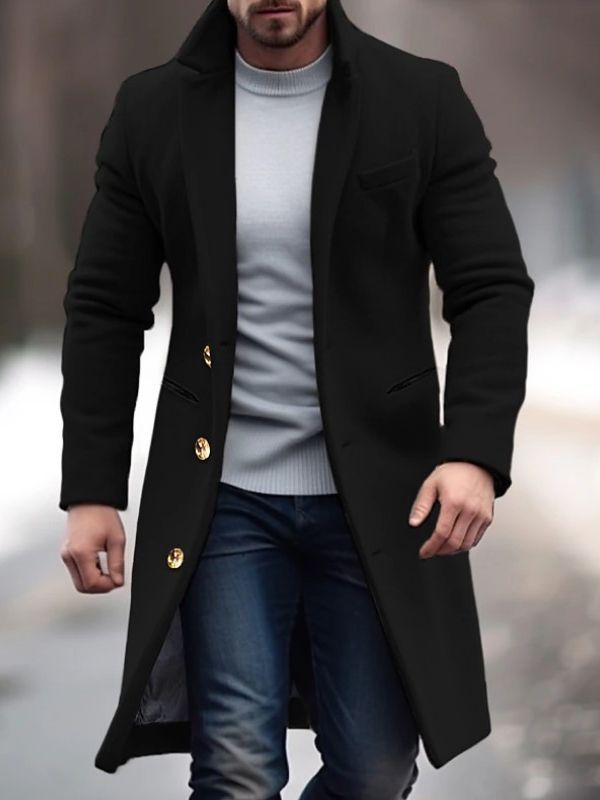 Stylové pánské moderní sako s knoflíky James