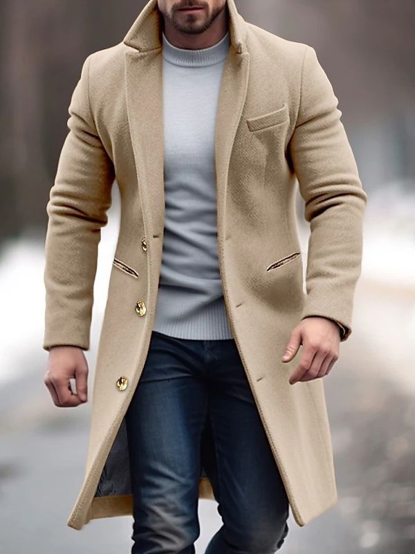 Stylové pánské moderní sako s knoflíky James