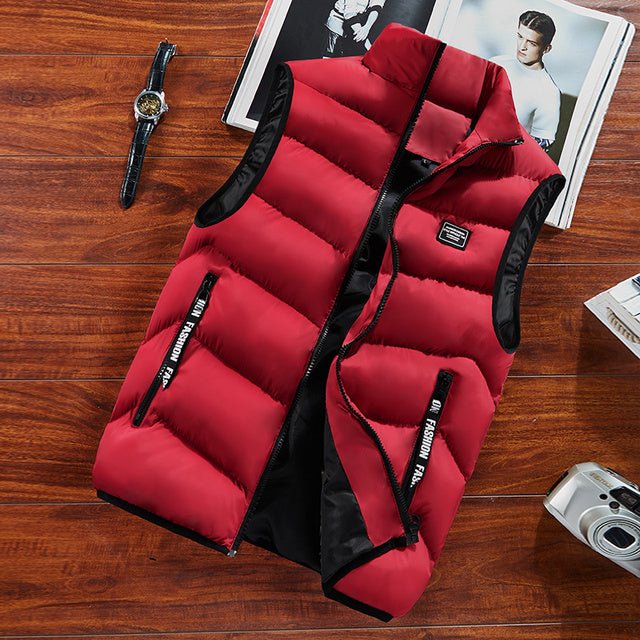 Pánská vesta Regular Fit pro příjemné teplo