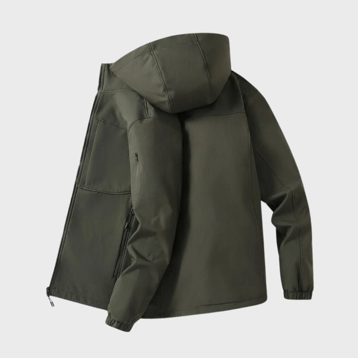 Stylová softshellová pánská bunda s vodoodpudivou kapucí pro optimální pohodlí