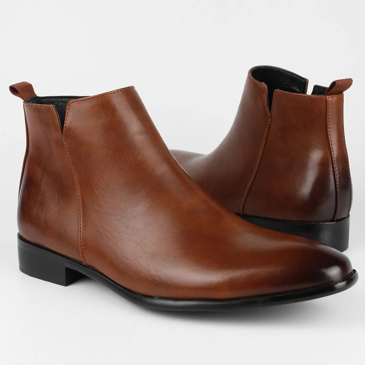 Trendy retro boty na zip pro muže