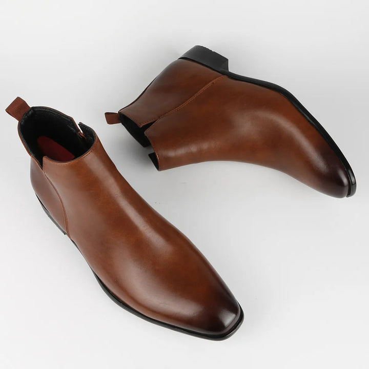 Trendy retro boty na zip pro muže