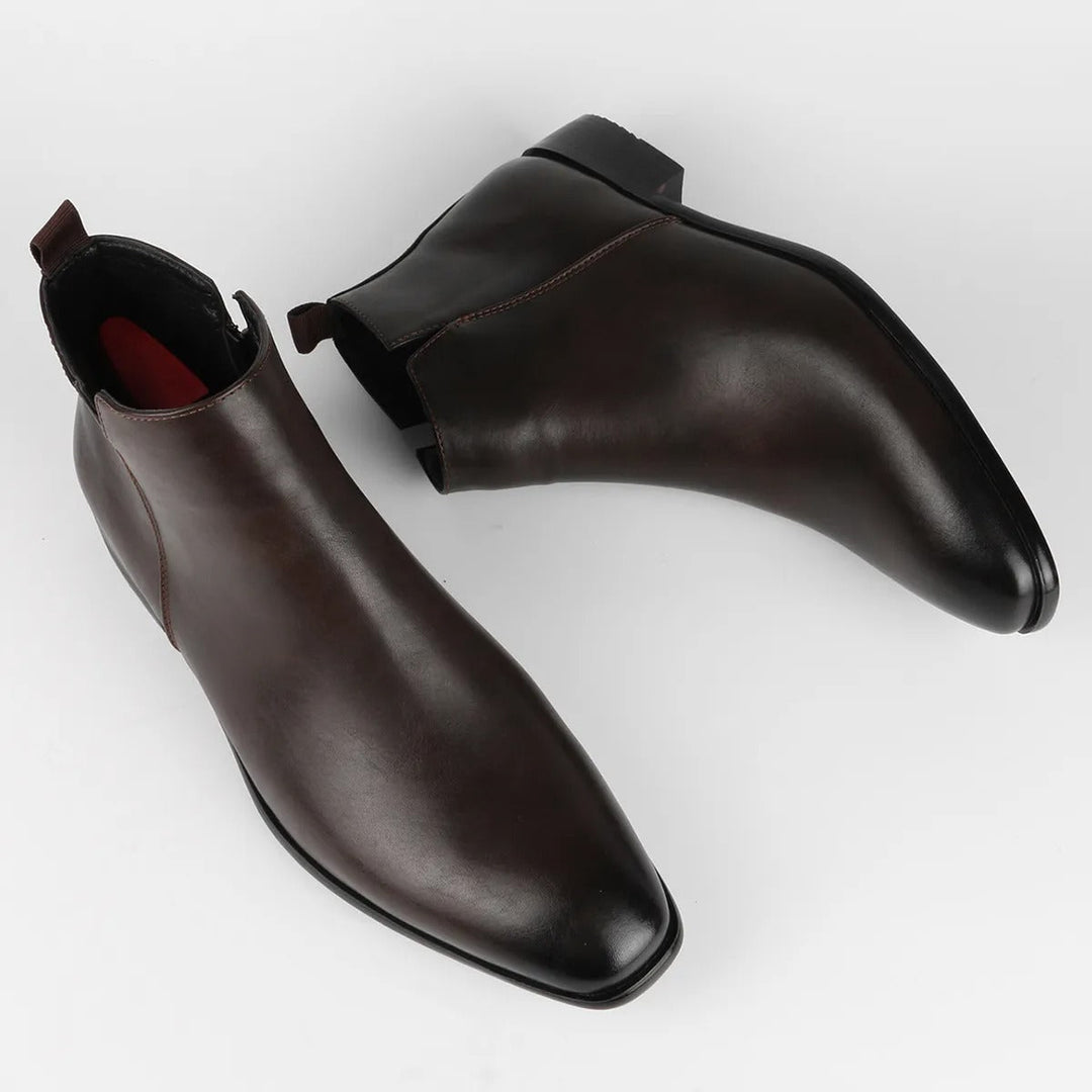 Trendy retro boty na zip pro muže