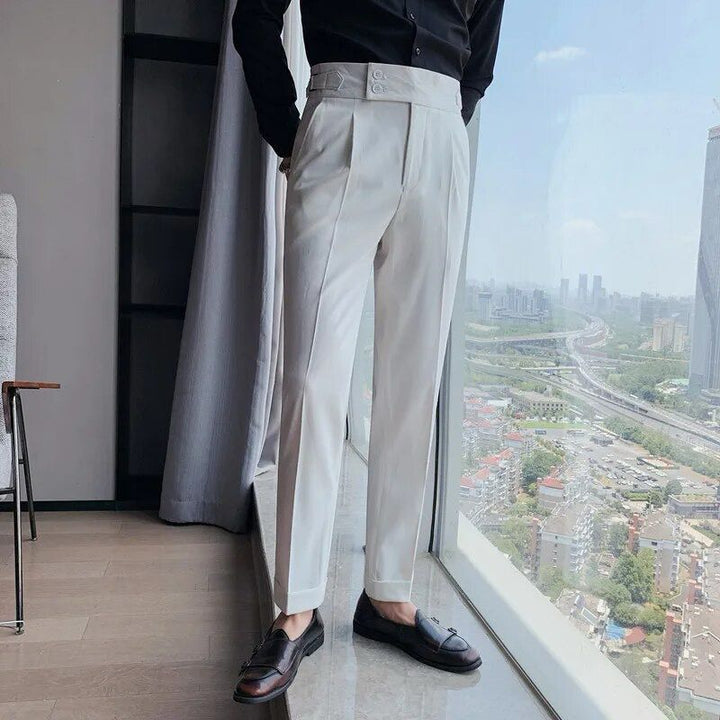 Trendy pánské slim-fit strečové kalhoty pro optimální pohodlí