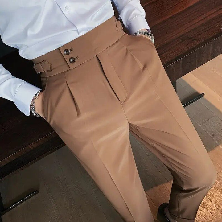 Trendy pánské slim-fit strečové kalhoty pro optimální pohodlí