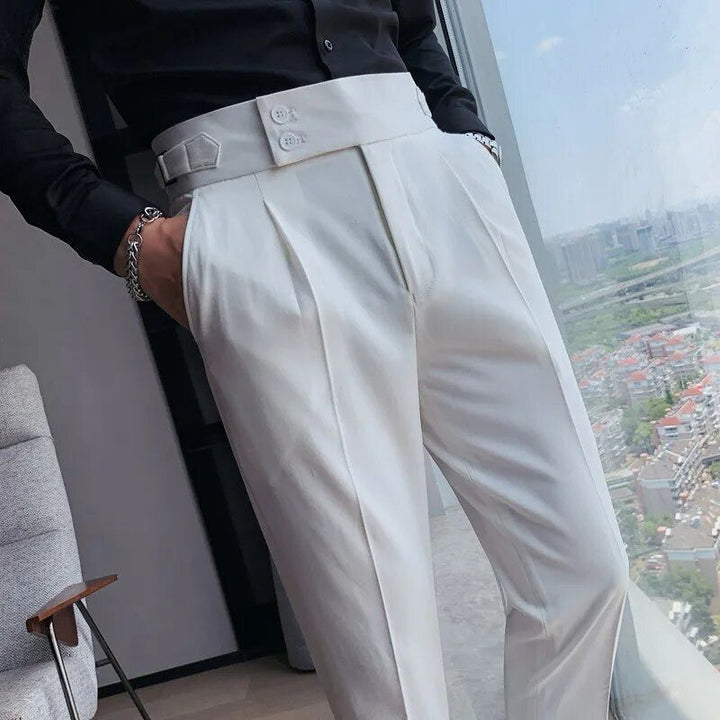 Trendy pánské slim-fit strečové kalhoty pro optimální pohodlí