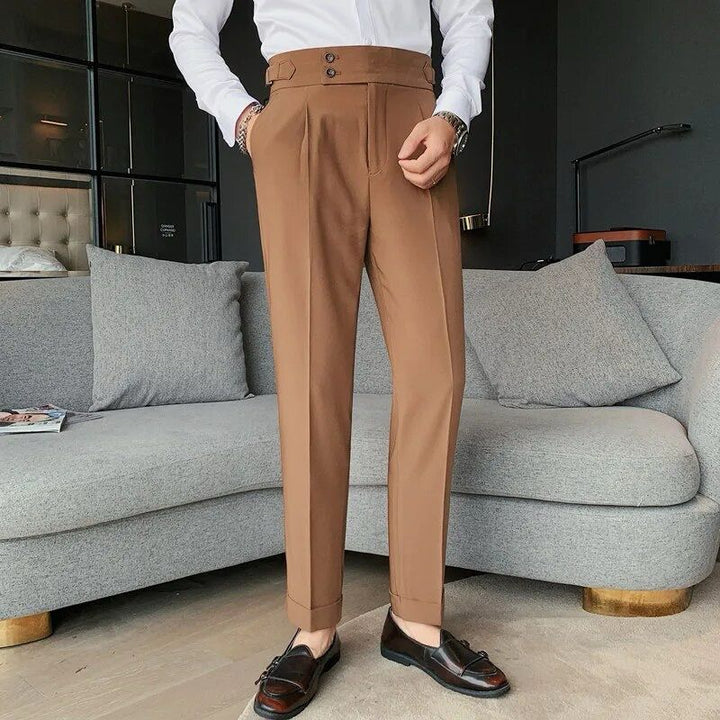 Trendy pánské slim-fit strečové kalhoty pro optimální pohodlí