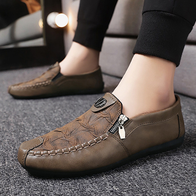 Stylové pánské vintage mokasíny Flade