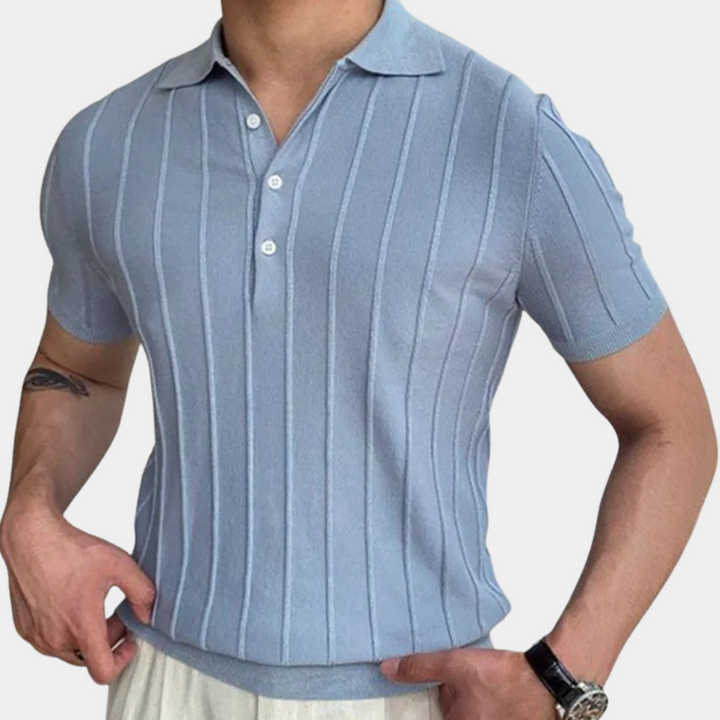 Stylová pletená košile Vintage pro muže
