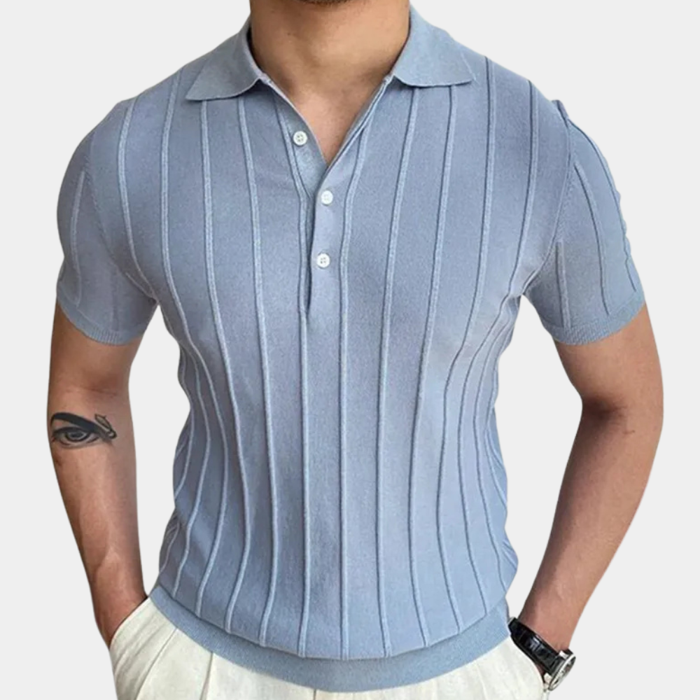 Stylová pletená košile Vintage pro muže