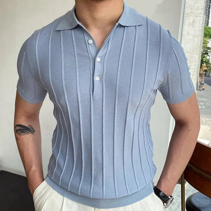 Stylová pletená košile Vintage pro muže