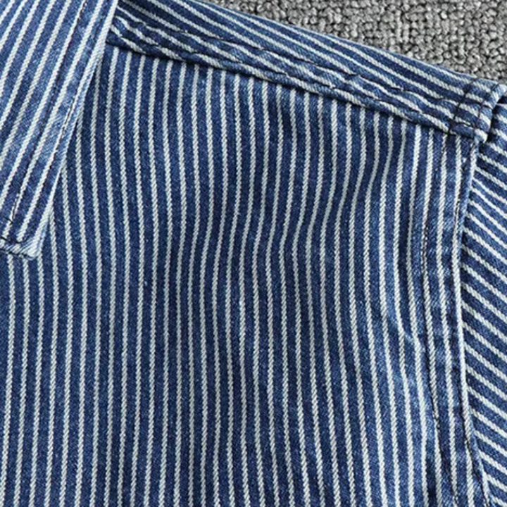 Pánská polokošile s dlouhým rukávem Vintage pro nadčasový vzhled