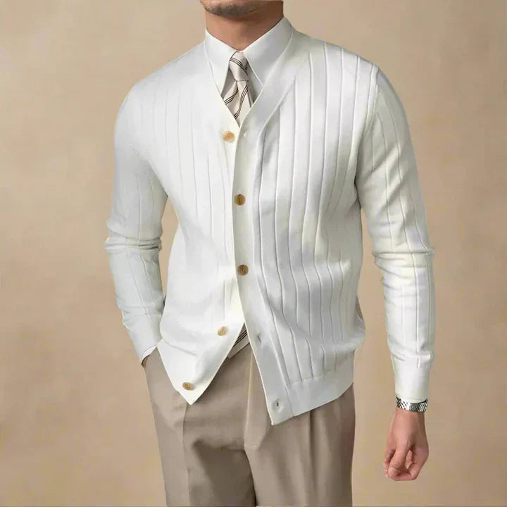 Nadčasový klasický pánský kardigan pro elegantní vzhled