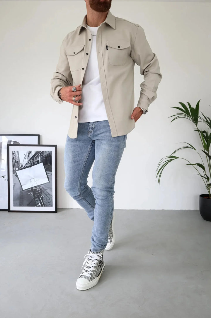 Stylová pánská košilová bunda pro moderní vzhled