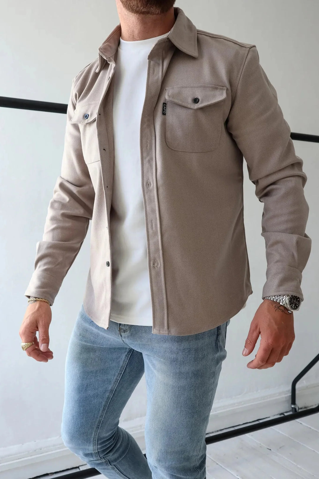 Stylová pánská košilová bunda pro moderní vzhled