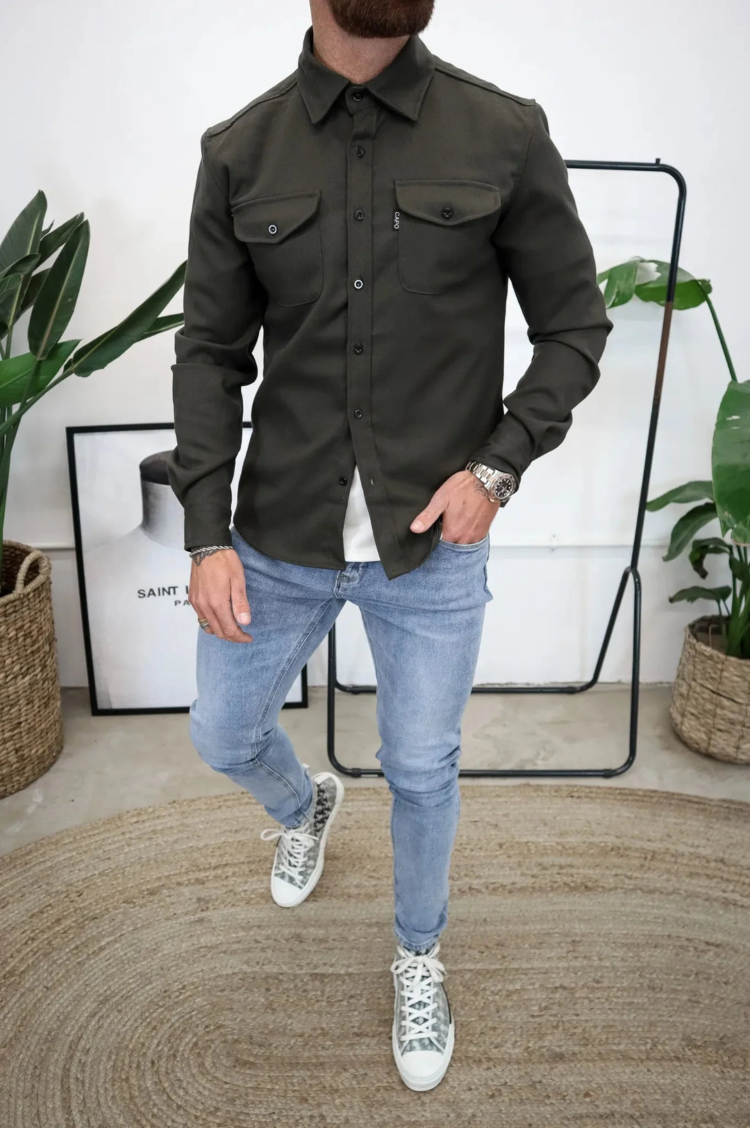 Stylová pánská košilová bunda pro moderní vzhled
