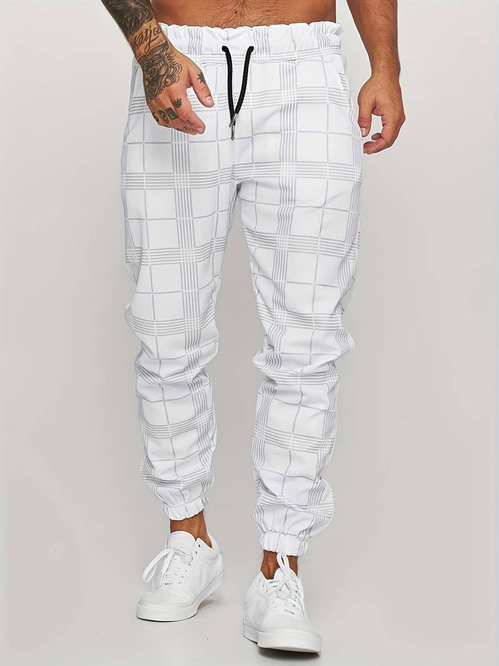 Trendy kostkované pánské kalhoty pro stylový vzhled