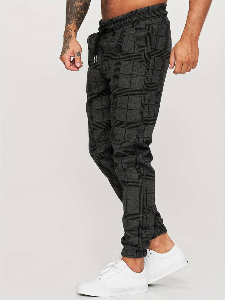 Trendy kostkované pánské kalhoty pro stylový vzhled