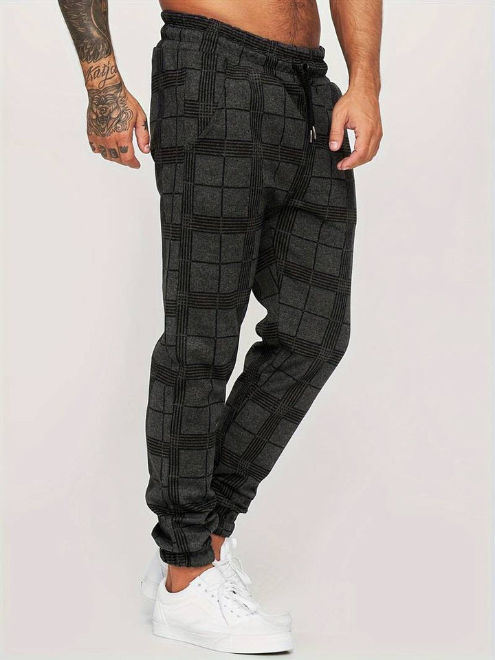 Trendy kostkované pánské kalhoty pro stylový vzhled