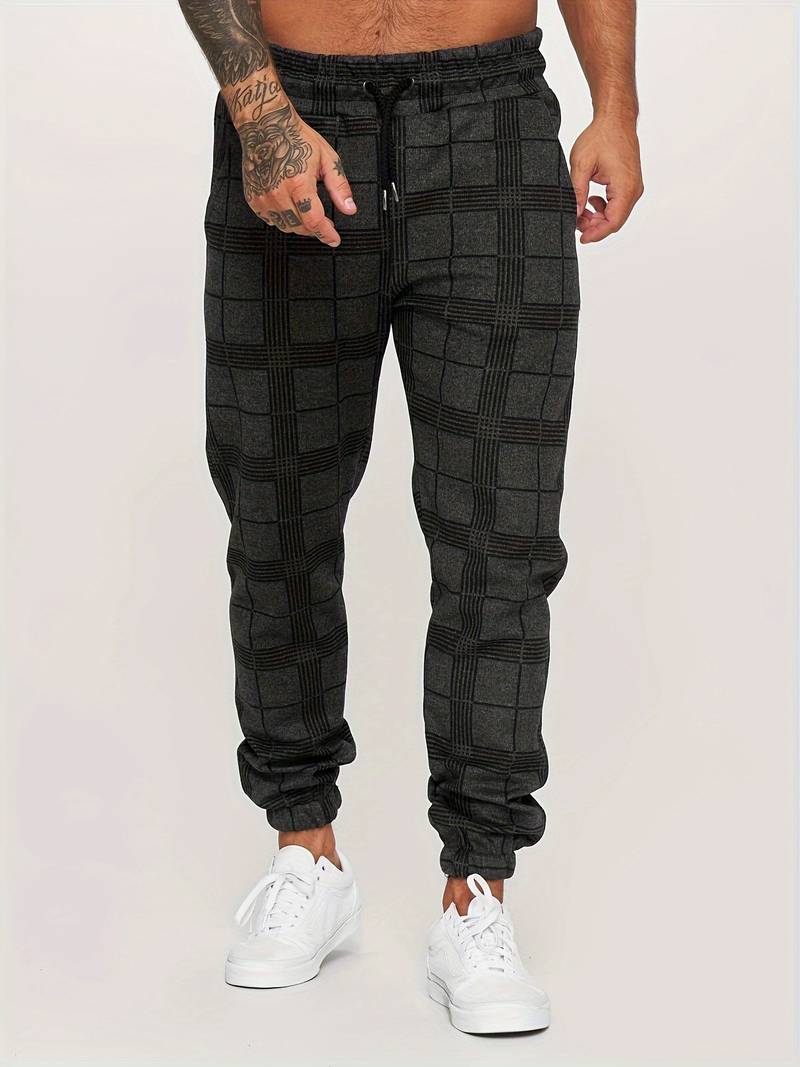 Trendy kostkované pánské kalhoty pro stylový vzhled
