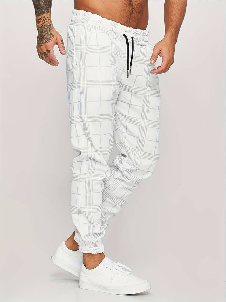 Trendy kostkované pánské kalhoty pro stylový vzhled