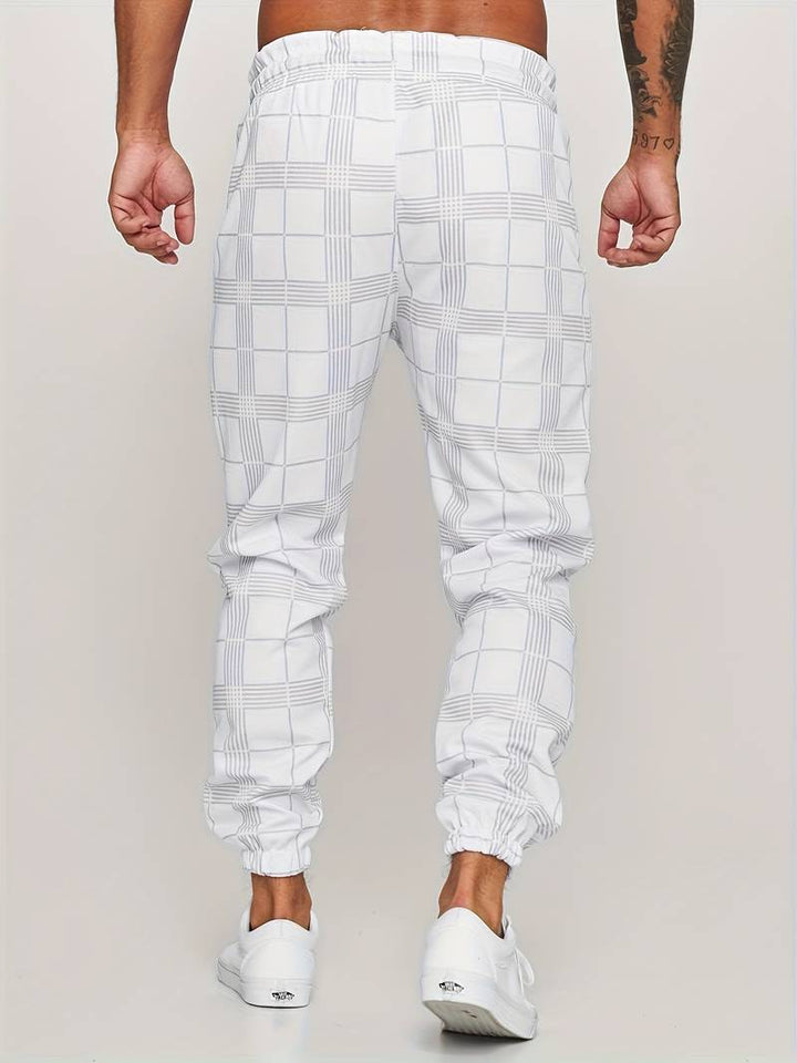 Trendy kostkované pánské kalhoty pro stylový vzhled