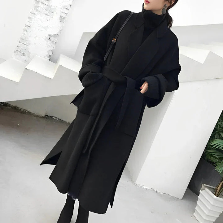 Luxe Collection | Michelle - Elegante Dlouhý Kabát