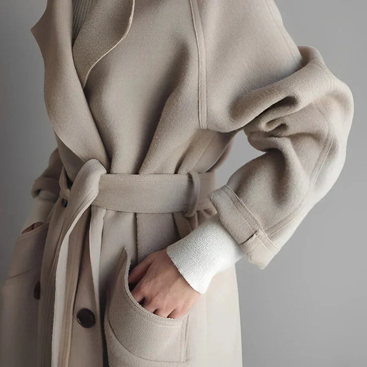 Luxe Collection | Michelle - Elegante Dlouhý Kabát