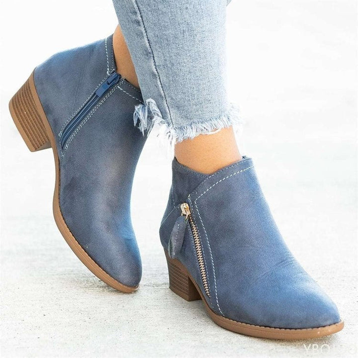 Stylové dámské boty na nízkém podpatku pro trendy ženy
