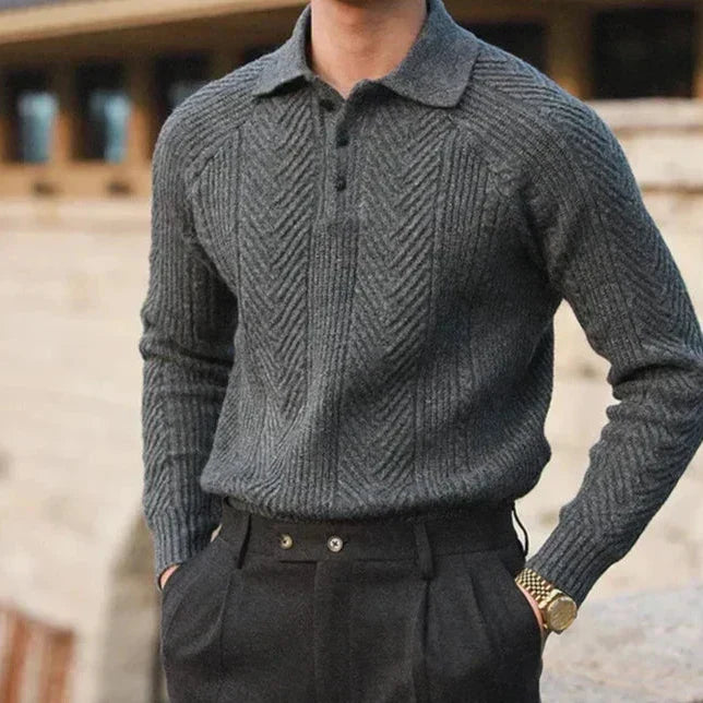 Stylový pánský pletený světr pro moderní vzhled