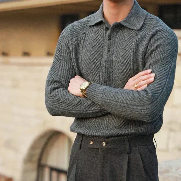 Stylový pánský pletený světr pro moderní vzhled